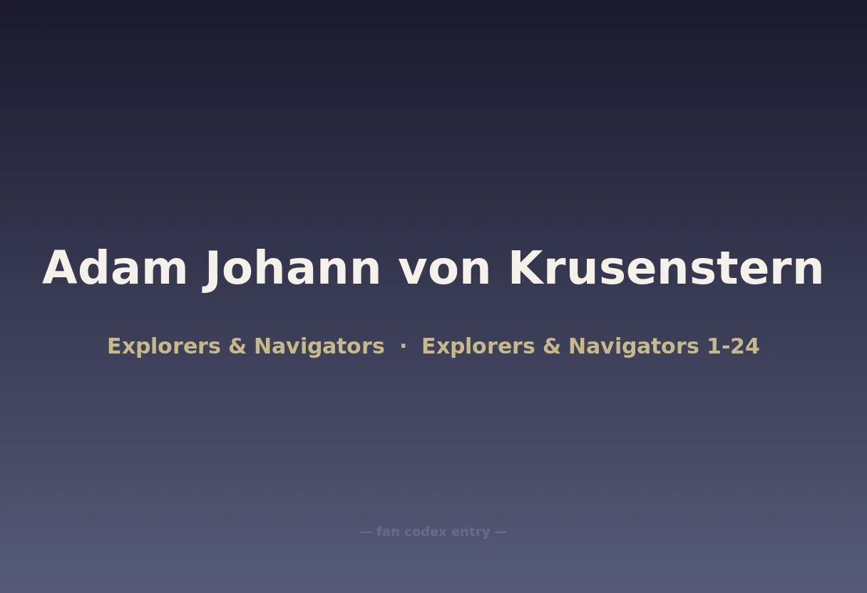 Adam Johann von Krusenstern